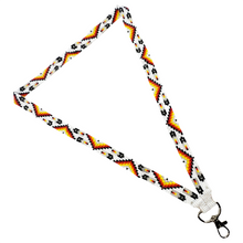 Load image into Gallery viewer, Many Feather Loomed Lanyard