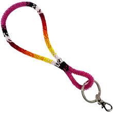 Load image into Gallery viewer, Colourful Wrist Phone or Key Lanyard