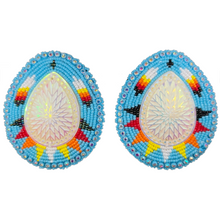 Load image into Gallery viewer, Large Teardrop Glam Earrings