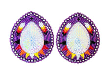 Load image into Gallery viewer, Large Teardrop Glam Earrings