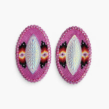 Load image into Gallery viewer, Hand Beaded Glam Earring