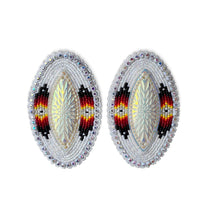Load image into Gallery viewer, Hand Beaded Glam Earring