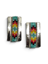 Load image into Gallery viewer, Inlay Beaded Stud Earring