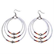 Load image into Gallery viewer, Memory Wire Triple Hoop Earrings