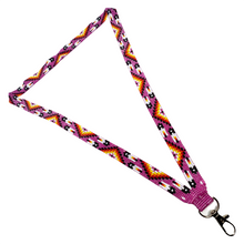 Load image into Gallery viewer, Many Feather Loomed Lanyard
