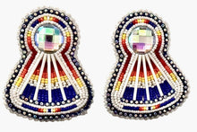 Load image into Gallery viewer, Glam Fan Earrings
