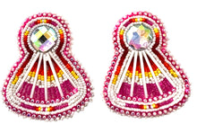 Load image into Gallery viewer, Glam Fan Earrings
