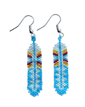 Load image into Gallery viewer, Beaded Feather Earring
