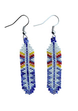 Load image into Gallery viewer, Beaded Feather Earring
