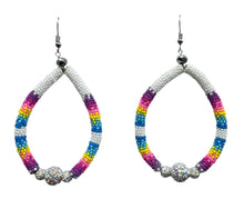 Load image into Gallery viewer, Rhinestone Bead Hoop Earring
