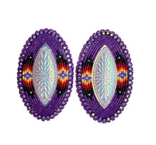 Load image into Gallery viewer, Hand Beaded Glam Earring
