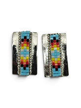 Load image into Gallery viewer, Inlay Beaded Stud Earring
